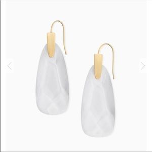 Kendra Scott Maize clear glass earrings